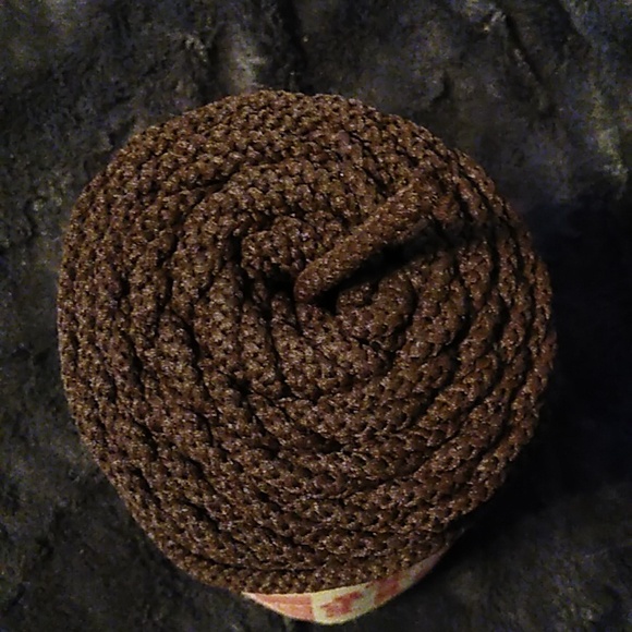 Macrame Yarn Vintage Brown Elefant Cord 100% Textured Herculon 100 yds skein 6mm - Picture 11 of 12